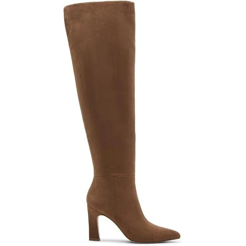 Madden Girl Women's Sizzlee Cognac Riding Boots Size 6 New In Box!